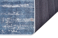 Blue Glitter - CozytoChic - Machine Washable Turkish Rugs - Cozy to Chic