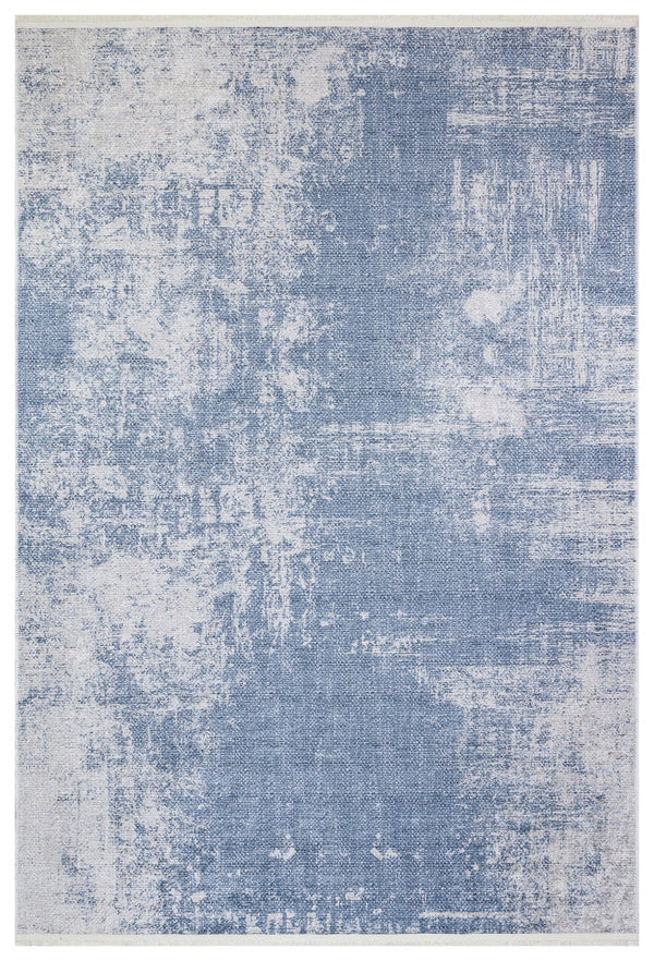 Blue Shades of Sky - CozytoChic - Machine Washable Turkish Rugs - Cozy to Chic