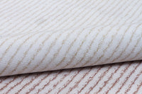 Cream Striped - CozytoChic - Machine Washable Turkish Rugs - Cozy to Chic