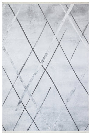 Grey Beam - CozytoChic - Machine Washable Turkish Rugs - Cozy to Chic