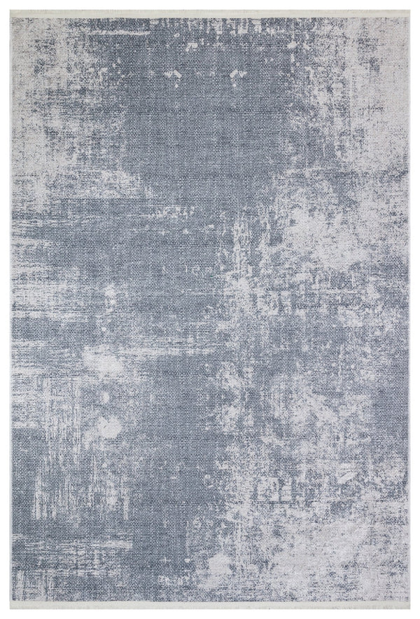 Grey Shades of Sky - CozytoChic - Machine Washable Turkish Rugs - Cozy to Chic