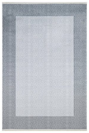 Grey Striped - CozytoChic - Machine Washable Turkish Rugs - Cozy to Chic