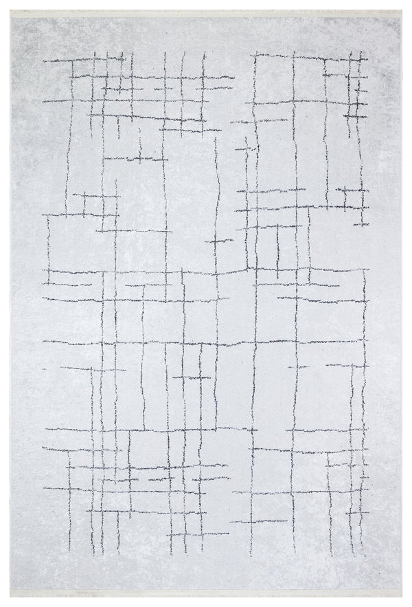 White Zoning - CozytoChic - Machine Washable Turkish Rugs - Cozy to Chic