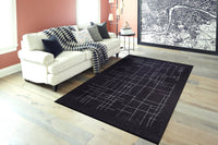 Dark Zoning - CozytoChic - Machine Washable Turkish Rugs - Cozy to Chic